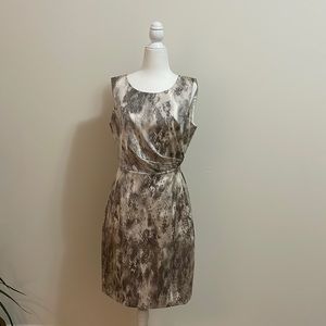 Tahari Snake Print Sheath dress